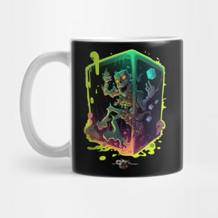 Gelatinous Cube D&D Monster Graffiti Mug